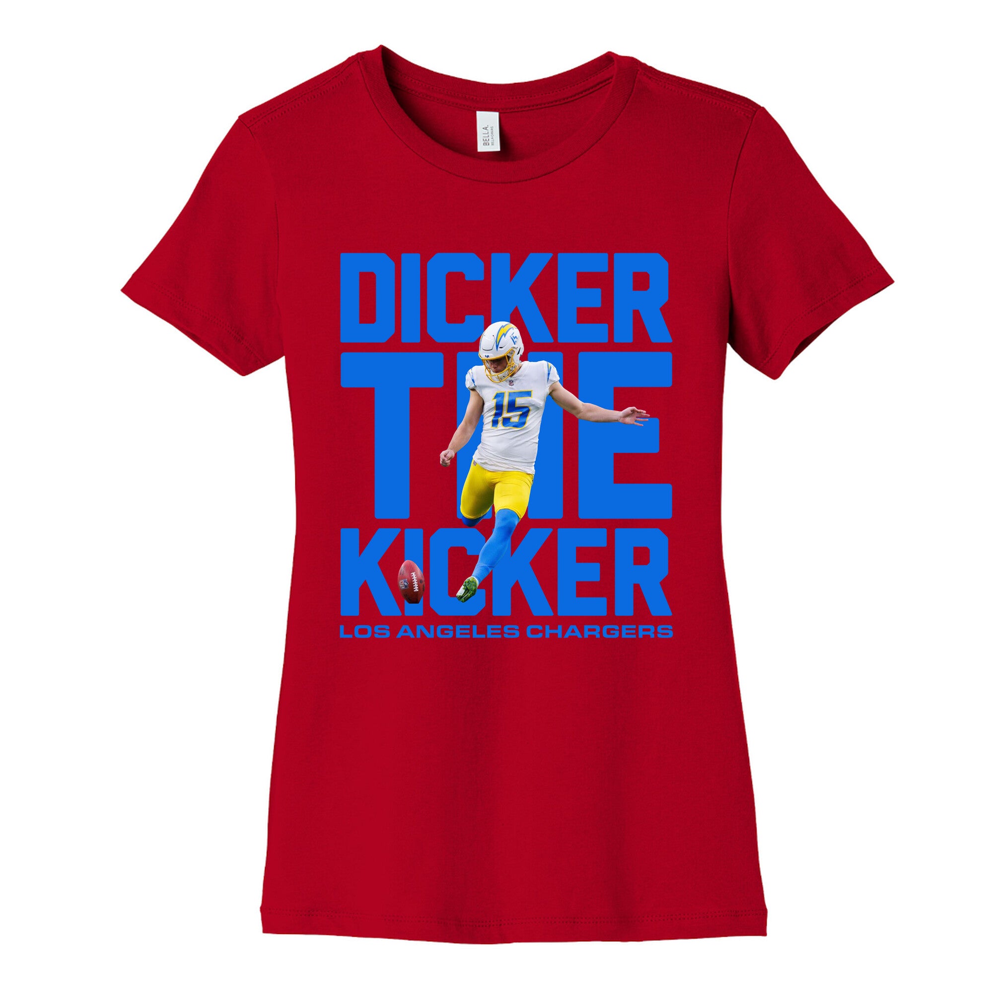 Dicker the Kicker Womens Cotton Tee